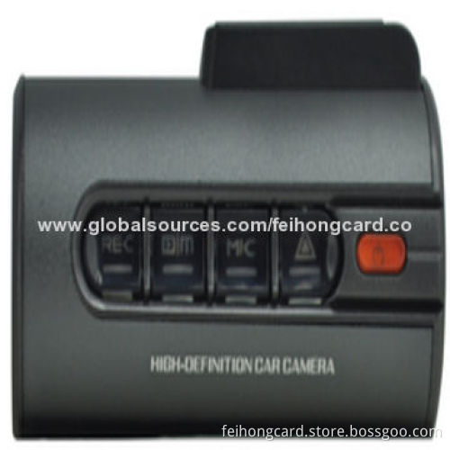No screen car DVR supports G-sensor, optional GPS tracking plotter
